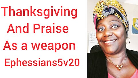 Thanks giving as a weapon,