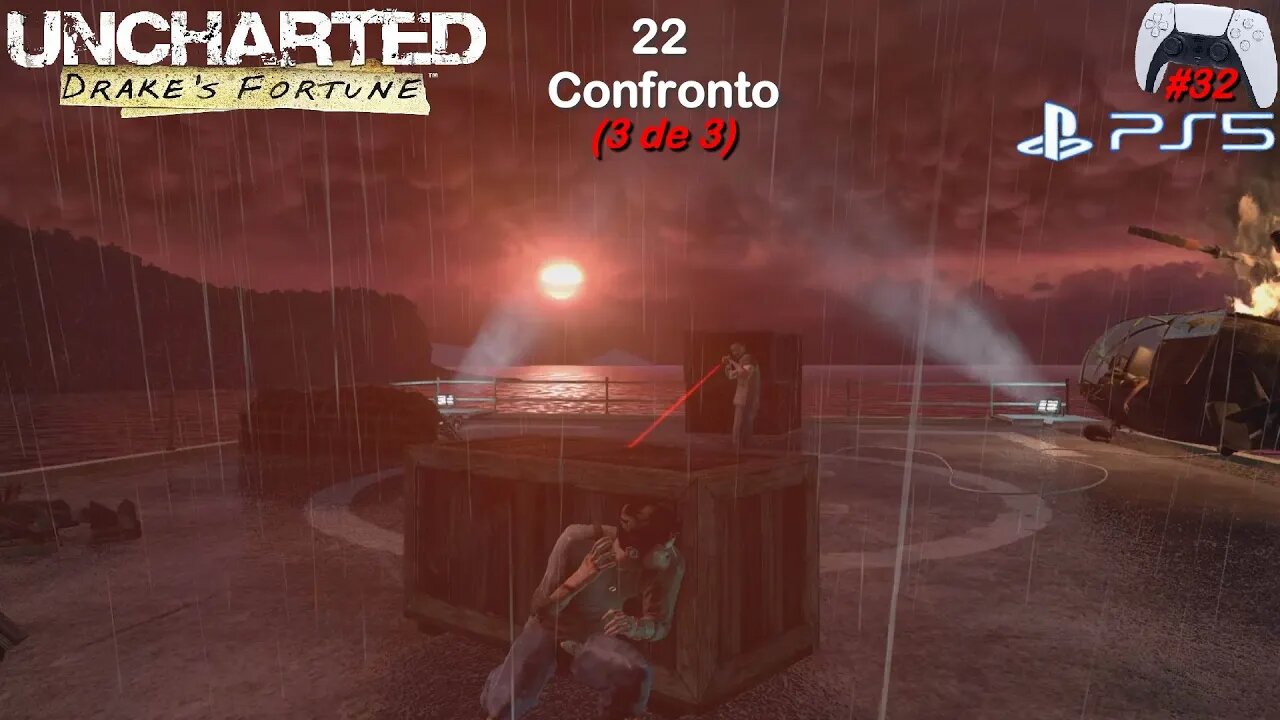 Confronto (Cap. 22 - 3 de 3) Uncharted: Drake's Fortune (#30) (Showdown) - no PlayStation 5