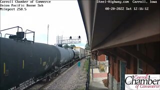 EB Manifest with CSX 3194 at Carroll, IA on August 20, 2022 #steelhighway