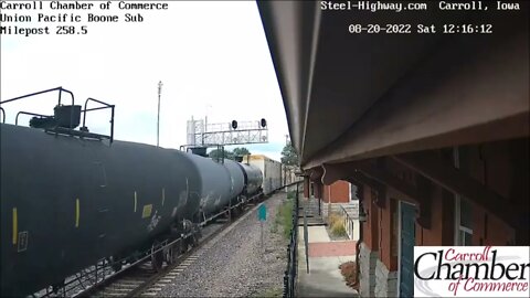 EB Manifest with CSX 3194 at Carroll, IA on August 20, 2022 #steelhighway