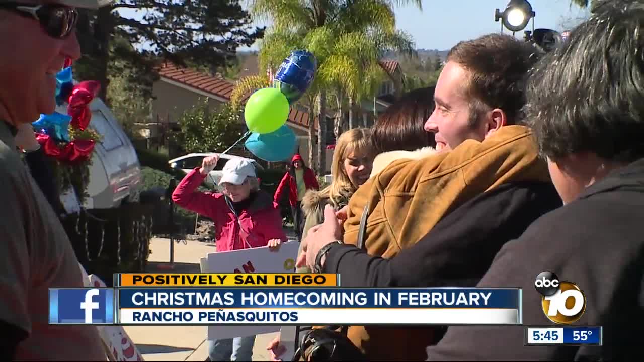 Christmas homecoming of Rancho Penasquitos man after coma