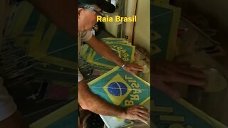 Raia estampa Brasil #shorts