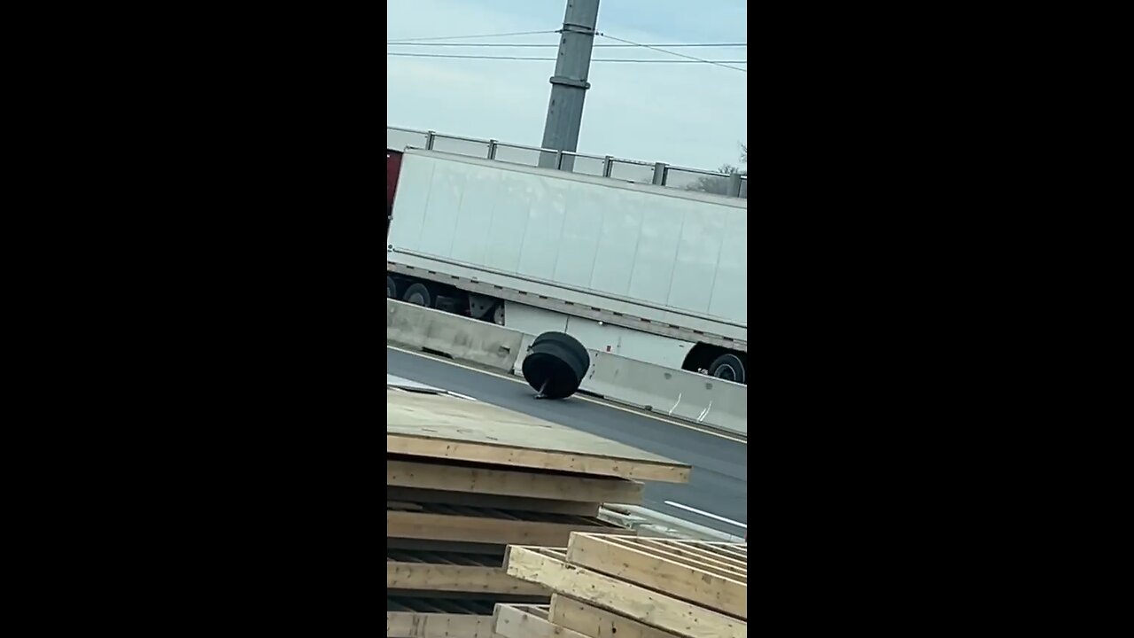 Tires fall off vehicle