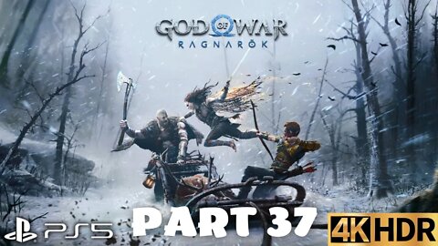 Blood Upon The Snow | God of War Ragnarök Walkthrough Gameplay Part 37 | PS5 PS4 | 4K | EPILOGUE