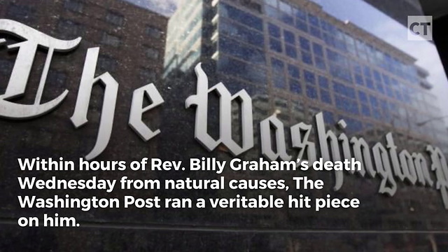 WaPo Runs Sickening Hit Piece on Billy Graham Hours After His Death