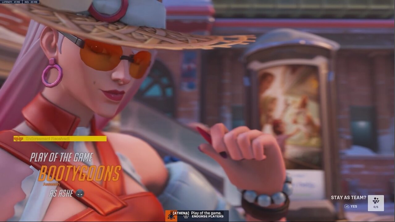 I had to switch. I thought I was doing great as Echo, but we needed to win