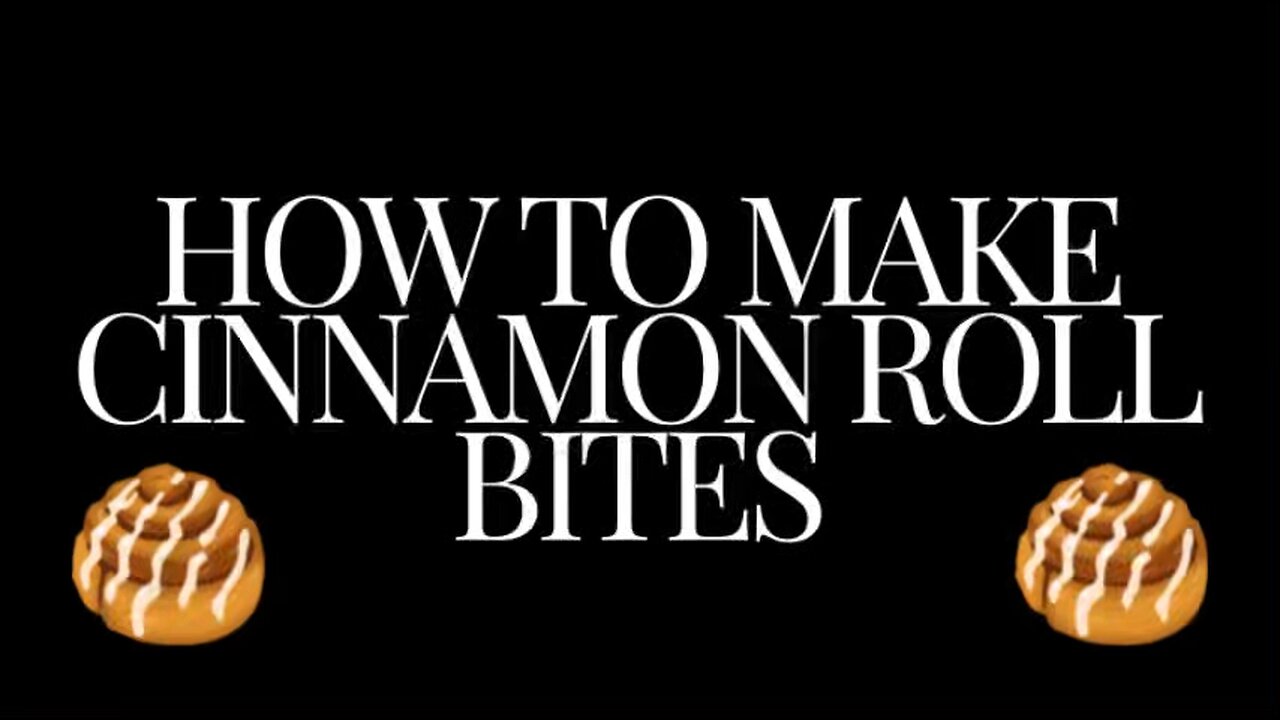 How to make cinnamon roll bites | cinnamon roll recipe