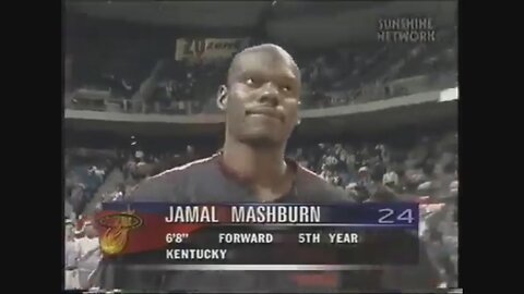 Jamal Mashburn 19 Points 4 Ast Vs. Pacers, 1997-98.