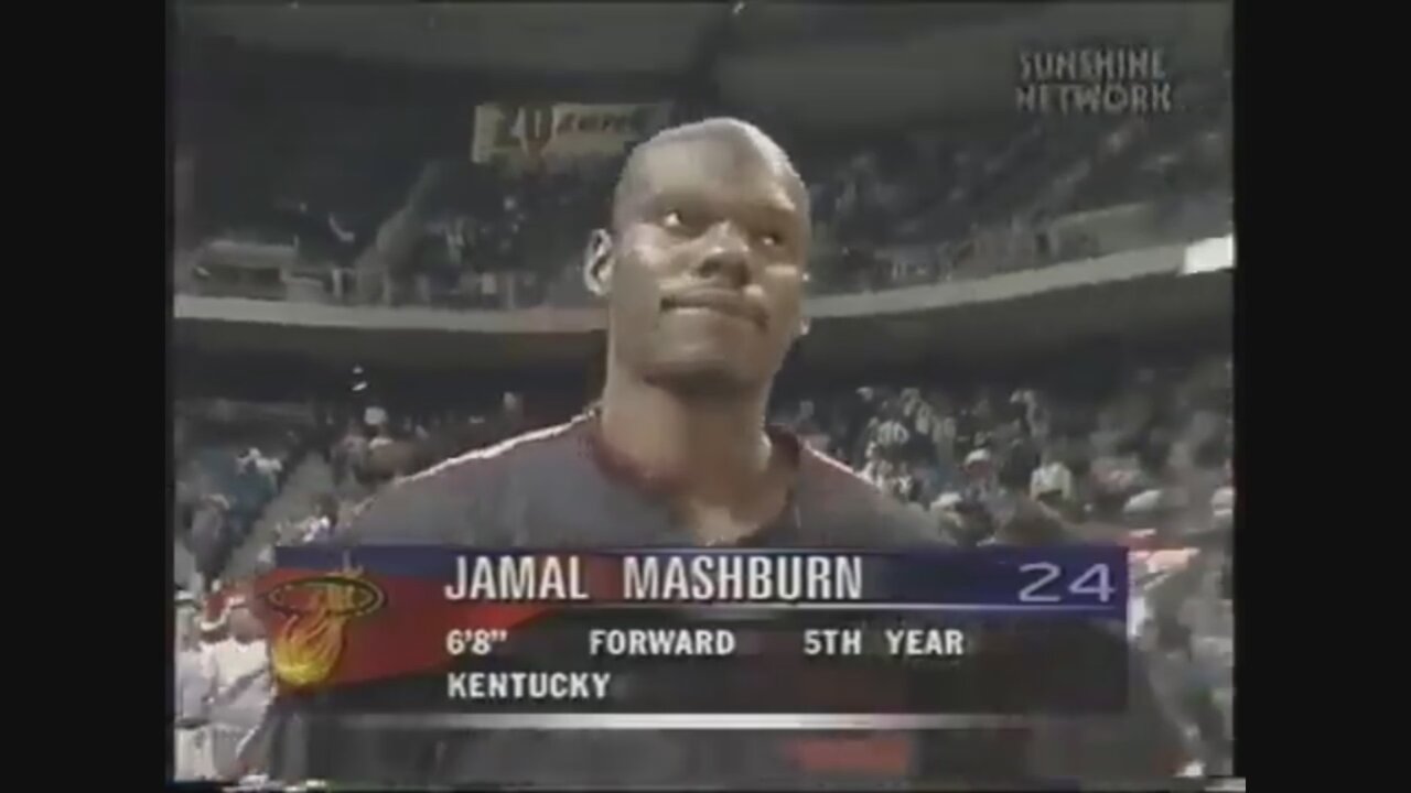 Jamal Mashburn 19 Points 4 Ast Vs. Pacers, 1997-98.
