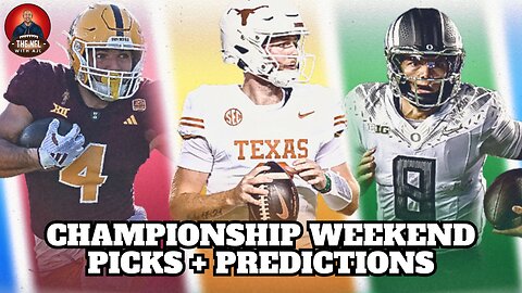 Georgia Wins The SEC, Oregon Owns Penn State, Clemson ACC Champions | CFB Conference Champ. Picks