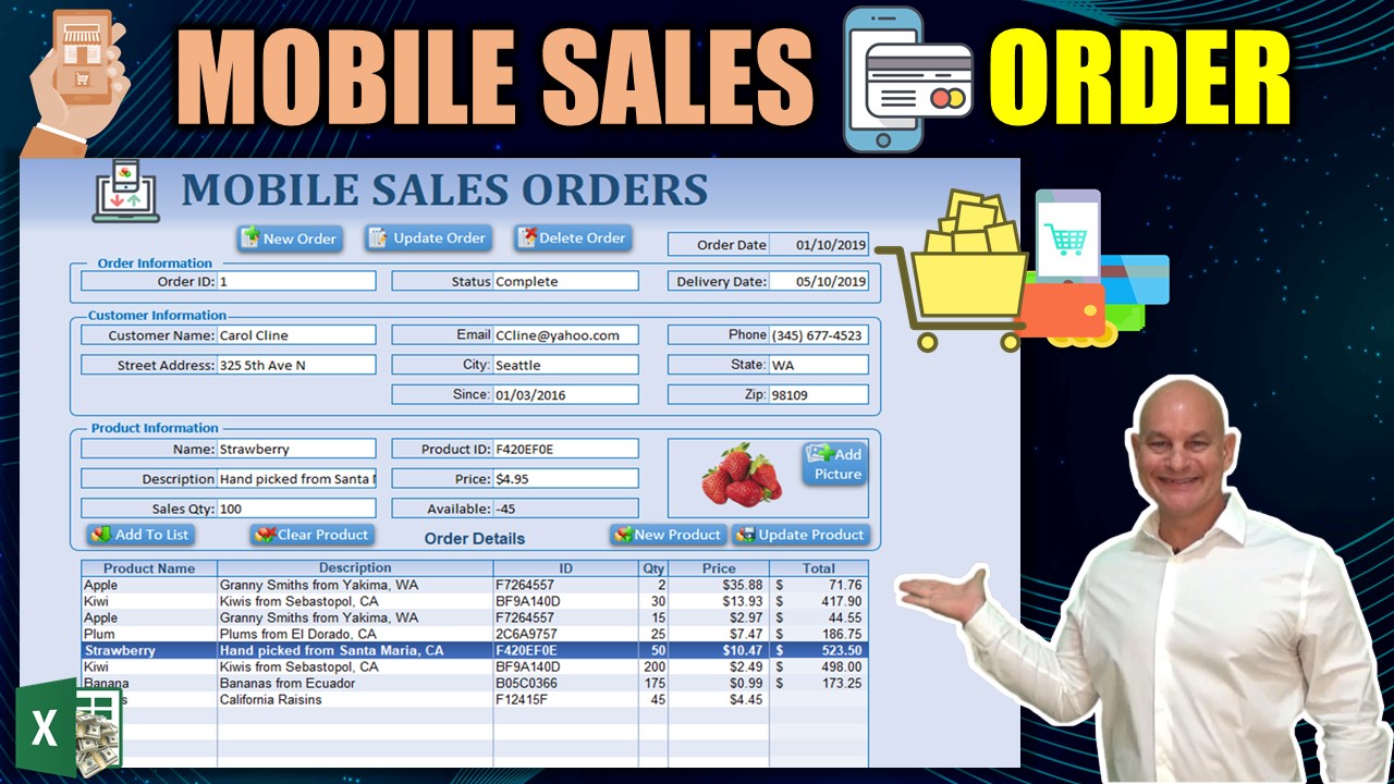 How To Create A Mobile App From Any Excel Sheet [Full Sales Order Application]