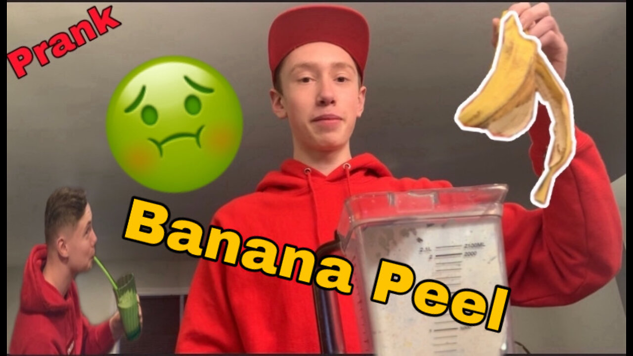 Banana Peel Smoothie Prank, Gone Wrong!