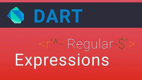 Dart ▷ Regular Expressions [Dart Language Basics]