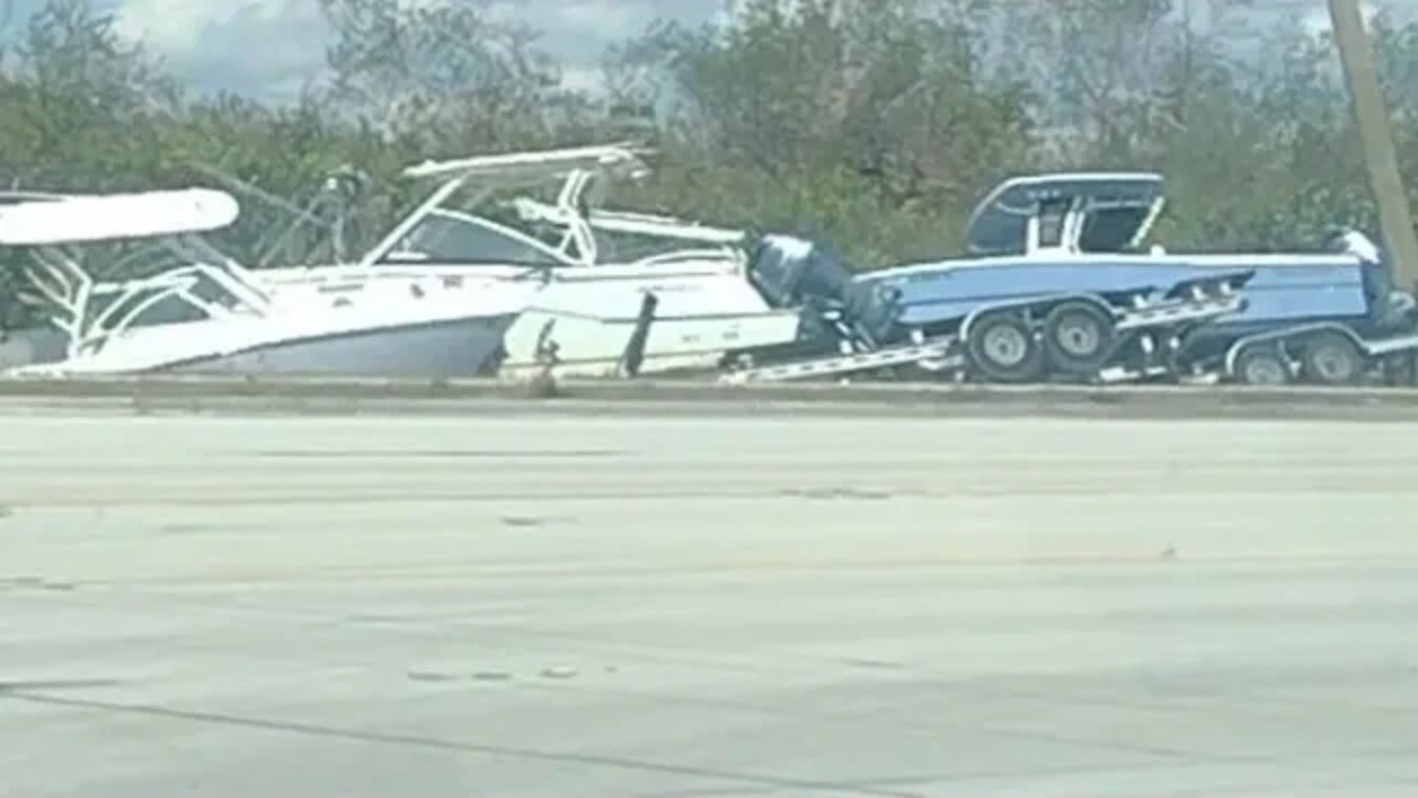 Boat's on Roads- The Aftermath of Hurricane Ian Vlog