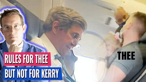 JOHN KERRY BREAKS FEDERAL MASK MANDATE AT AIRPORT AGAIN