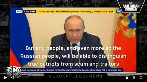 Putin’s Latest Speech Is A Chilling Warning To The Globalists