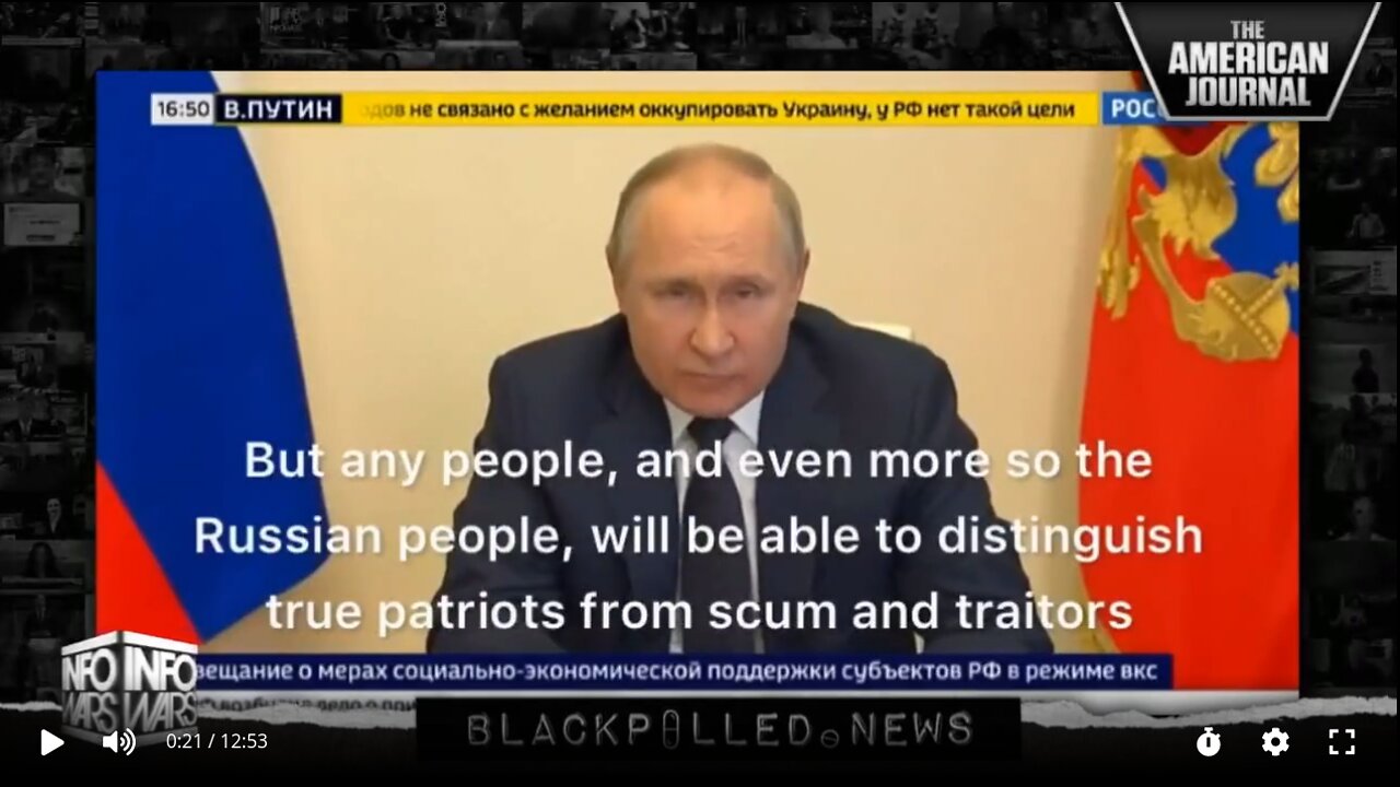 Putin’s Latest Speech Is A Chilling Warning To The Globalists