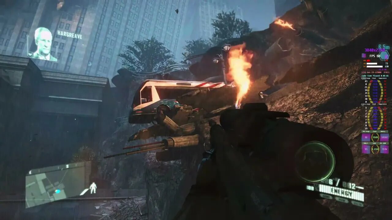 Crysis 2 Remastered 4K HDR PC Gameplay