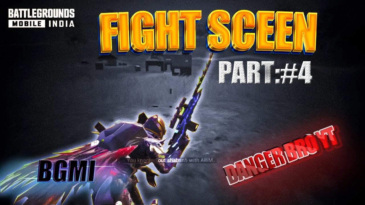 BGMI Lite FIGHT SCEEN ONLY - AWM SANIPING - DANGER BRO YT