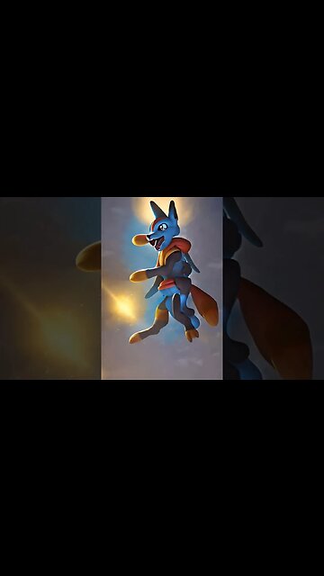 AI generated Lucario #whosthatpokemon #pokemon