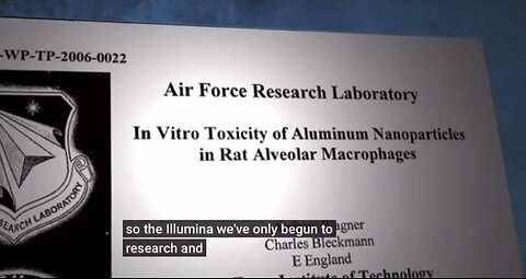 ChemTrails are safe - but we have not researched aluminum particles