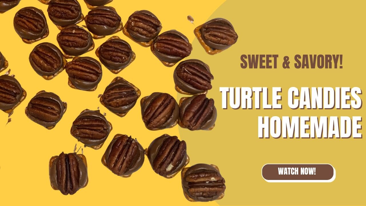 Turtle Candy With Rolo's, Pecans & Pretzels