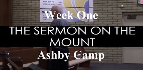 The Sermon on the Mount part 1