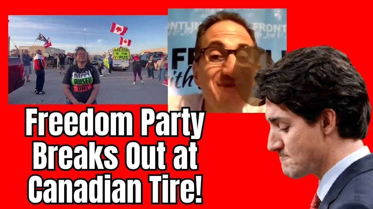 Anti-Trudeau Party Breaks Out in Canadian Tire Parking Lot!