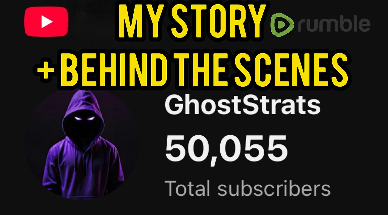 "50K Subs: My Story + Behind the Scenes Building My Channel with a Broken iPhone + My Rumble Plans"