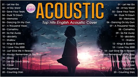 Trending Acoustic Love Songs Cover Playlist 2023 ❤️ Soft Acoustic Cover Of Popular Love Songs 9