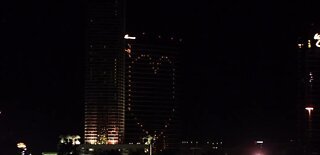 Encore displays heart on the windows