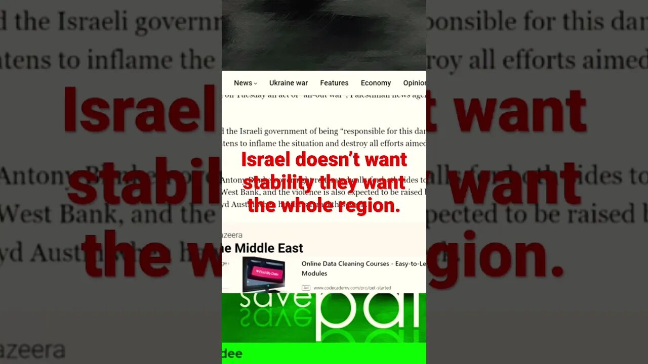 Why Israeli Chaos? #news #usa #middleeast #chaos