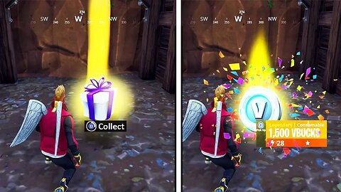Opening my first GIFT in Fortnite..😍 (NEW SEASON 5 GIFTING FEATURE SHOWCASE!)