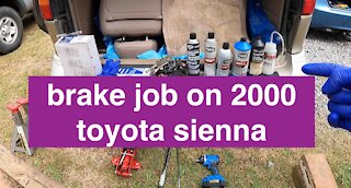 brake job on 1998-2003 toyota sienna