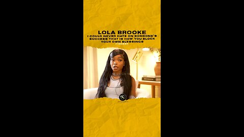 @lola.brooke I could never hate on someone’s success that is how you block your own blessings