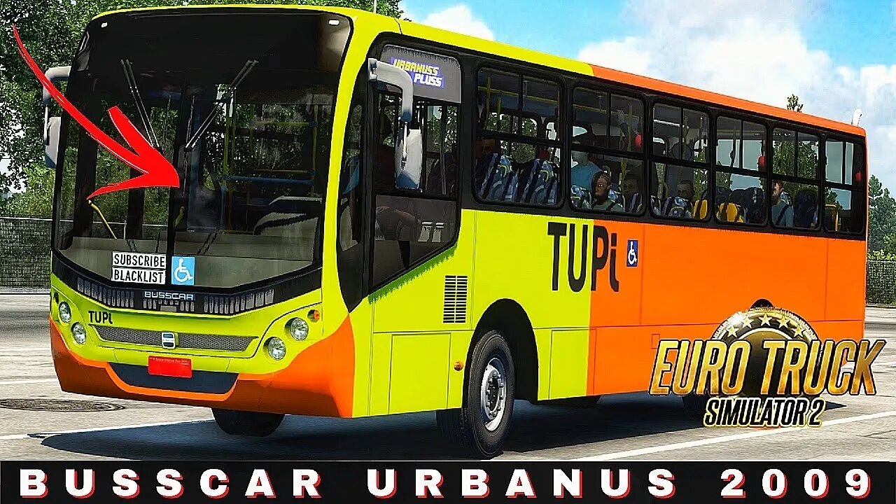SHUTTLE BUS - BUSSCAR Urbanuss Plus 2009 | Euro Truck Simulator 2 Gameplay