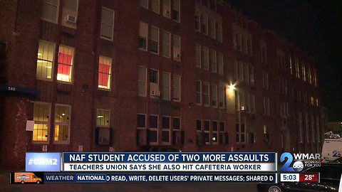 Student arrested after alleged assault on school nurse and aide