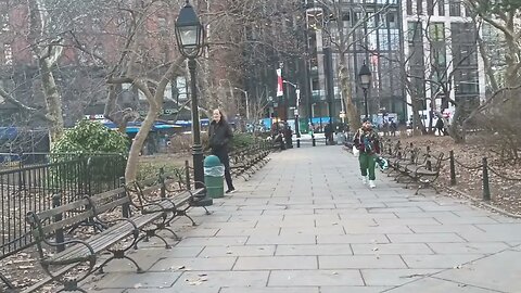 counterprotester The ICE out NYC #iceoutnyc rally City Hall Park 2/15/23