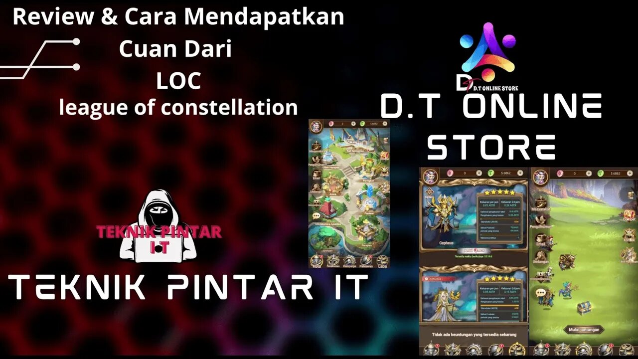 Review & Cara Mendapatkan UANG Dari League of Constellation - Part 1