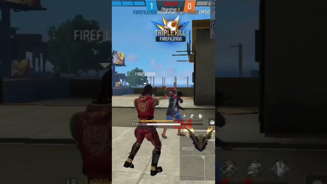 কেমন দিলাম বলো বন্ধুরা হেডশট টা#shorts #firefild100