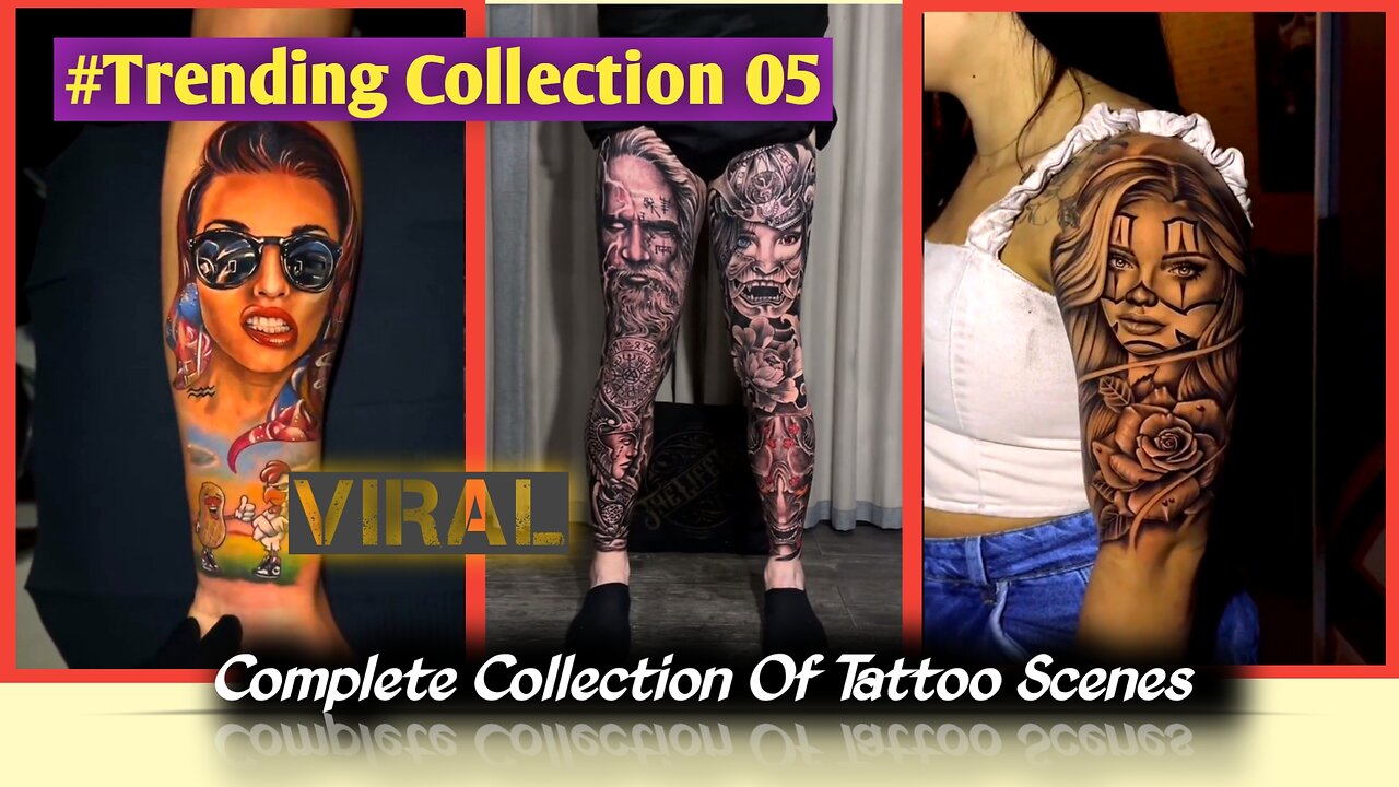 Beautiful Tattoos | Tattoo Design Video😯 | Most Beautiful Art😍 | Trending Tattoo Designs 💪