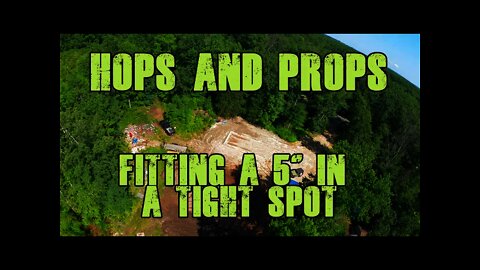 FPV Hops and Flippy Flops: Fitting my 5" in a Tight Spot