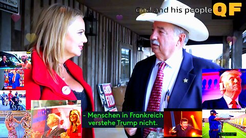D.J.Trump . God and his people . "Laura" Haïm . Patrick