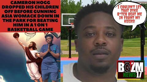 Cameron Hogg Dropped Kids Off Before Gunning Asia Womack Down at The Park over 1 v 1 Basketball Game