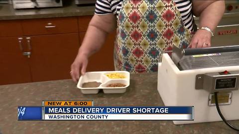 Washington County meal delivery program in need of volunteer drivers
