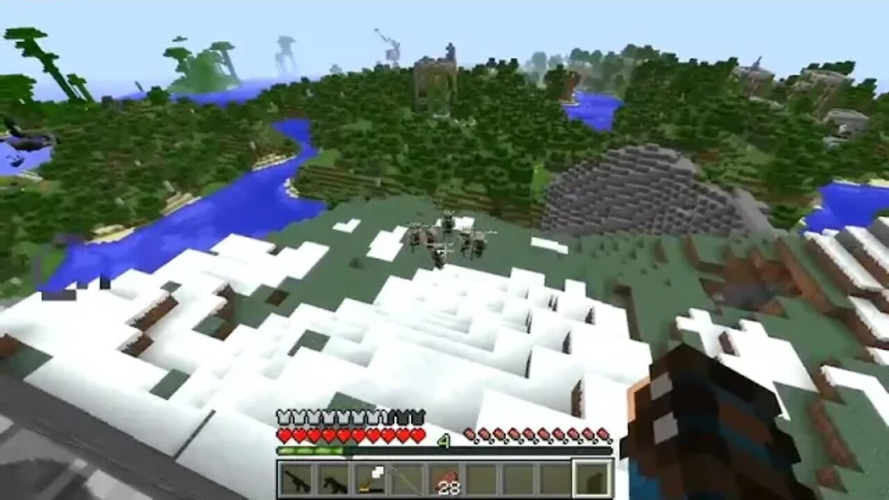 I = Spent = 100 = Days = on = a = WAR = SMP = SERVER in Minecraft