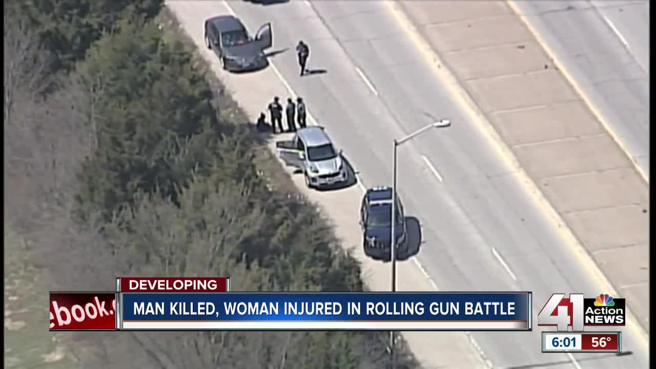 Rolling gun battle in south KC leaves 1 dead, 1 injured