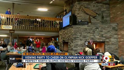 Perfect North Slopes hosts watch party for Indiana skier Nick Goepper