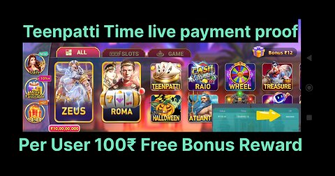 Teenpatti Time new update//Teenpatti Time app live payment proof//Teenpatti Time app Real or Fack.