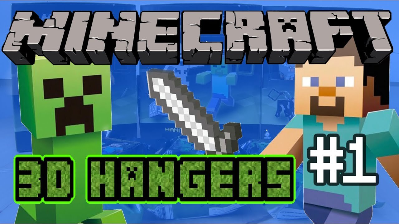 Minecraft Hangers Keyrings Surprise Blind Bag Openings Ep1